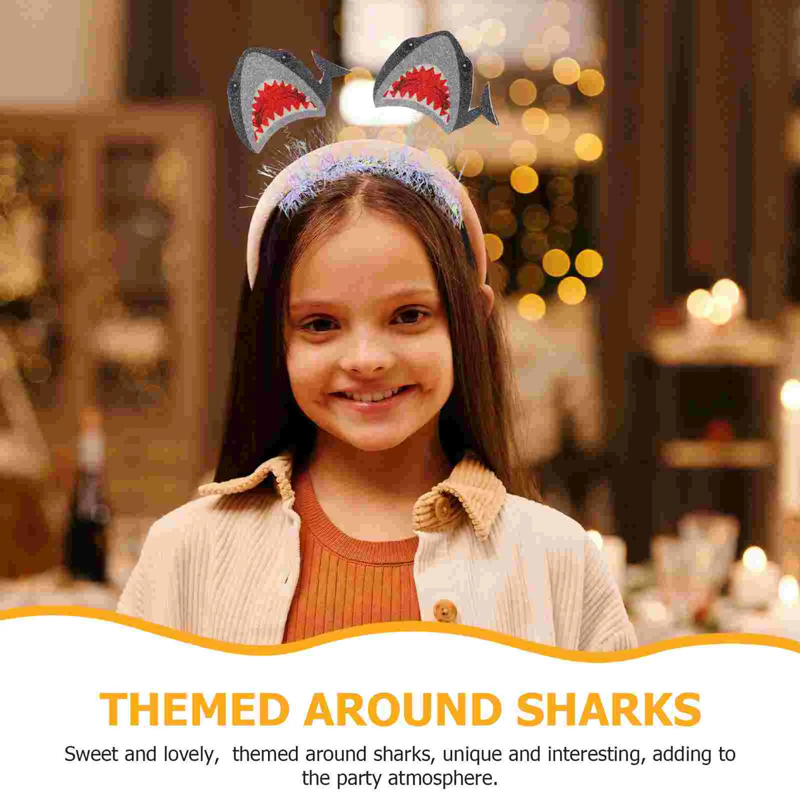 Shark Headband Cartoon Hair Accessories Party Supplies for Washing Face Cloth The Pet Sea Animal