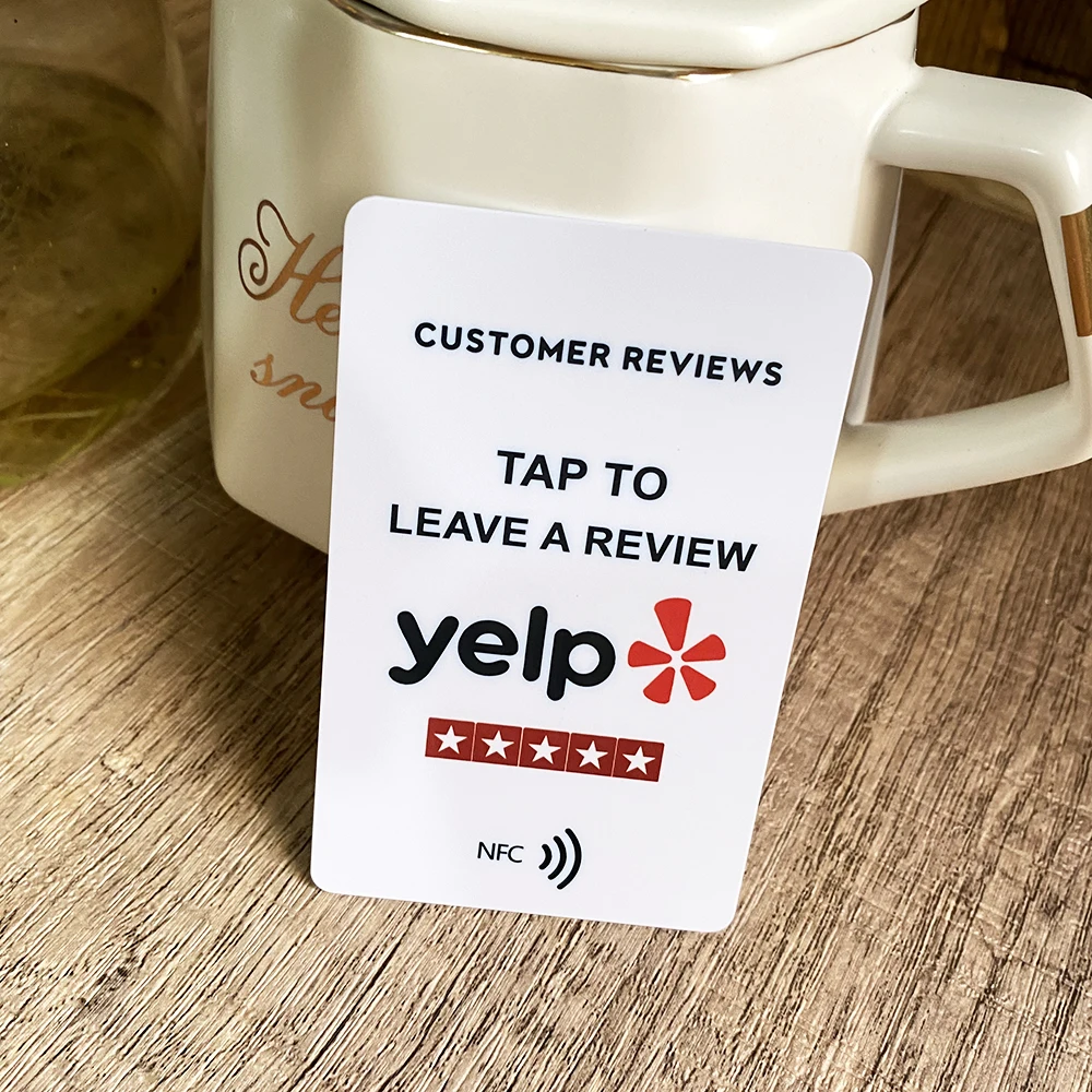 Standard NFC Instagram Google Review Cards Android/iPhone Tap URL Writing Social Business Review Cards