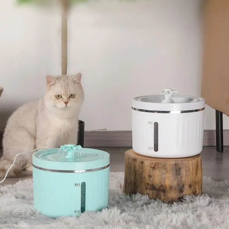 Pet Water Dispenser Filtered Silent Live Water Cat Water Dispenser Cat And Dog Water Feeder Plug-in Water Dispenser