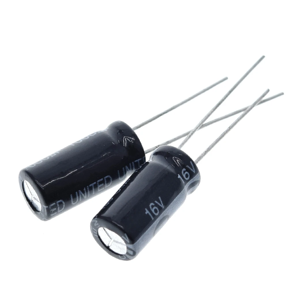 Imagem -02 - Capacitor Eletrolítico de Alumínio Tzt 1000 uf 16 v 16 v 8x16 Dip 100 Pcs