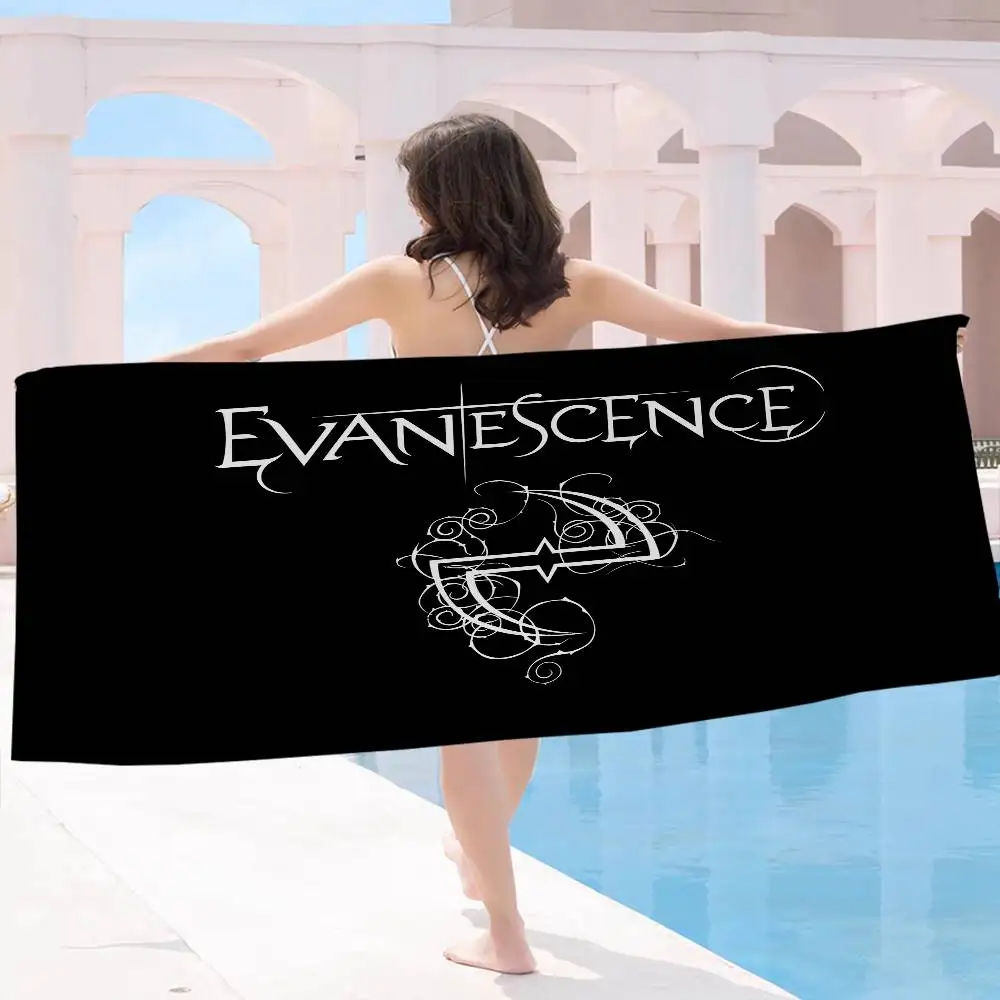 Rock Band Evanescence Microfiber Beach Towel Absorbent Quick dry Soft Yoga Swimming Resort Mountain Climbing Towel