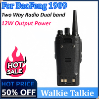 Walkie Talkie for BaoFeng 1909 12W Type C Charging TwoWay Radio Dual band High Power Long Range Tx FM Radio BF888S UV - 82 UV5R