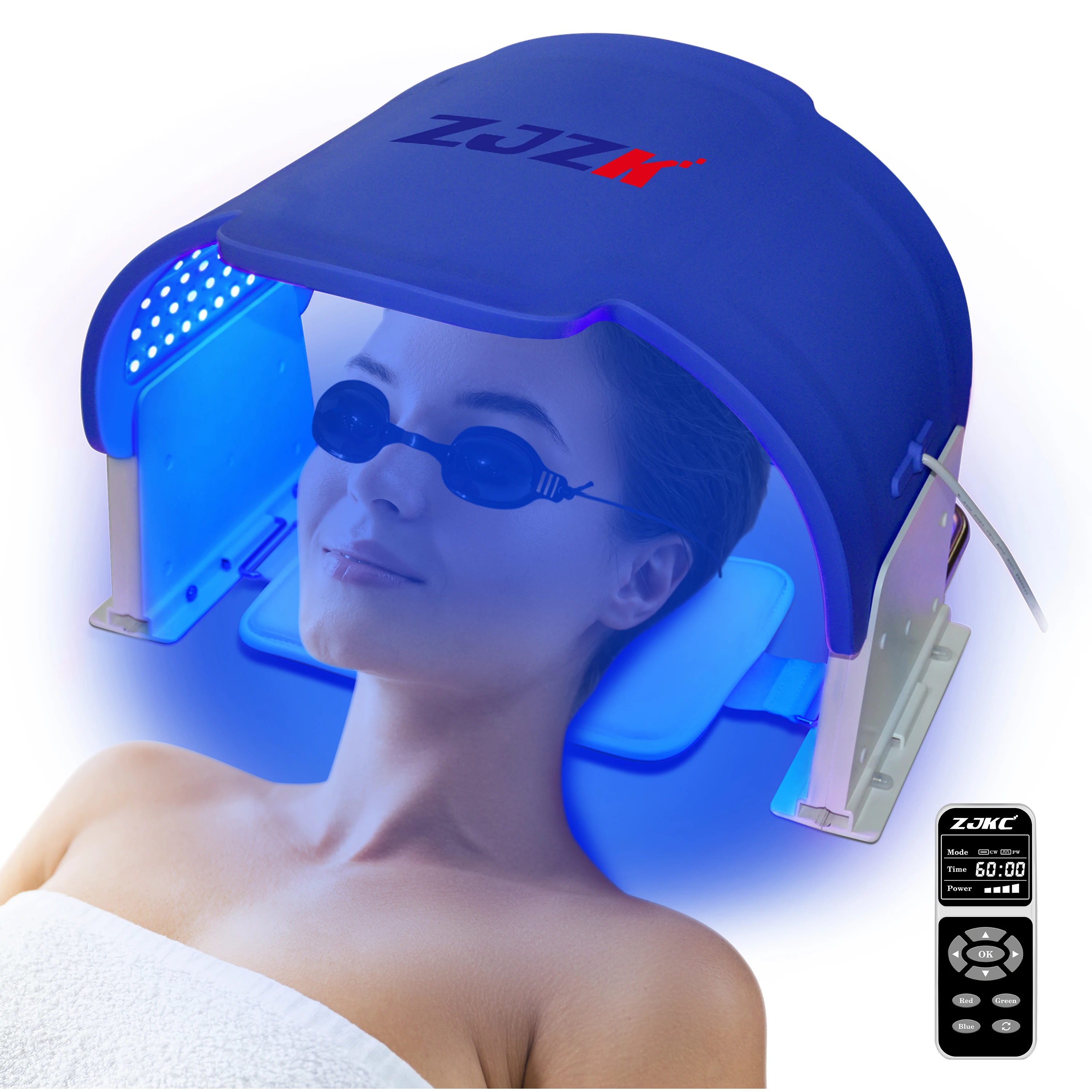 ZJZK 990 Chips Beauty Of Joseon Red Bean Mask 660nmx330chips Face Light 850nmx330chips+940nmx330chips Led For Skin Firm Skin