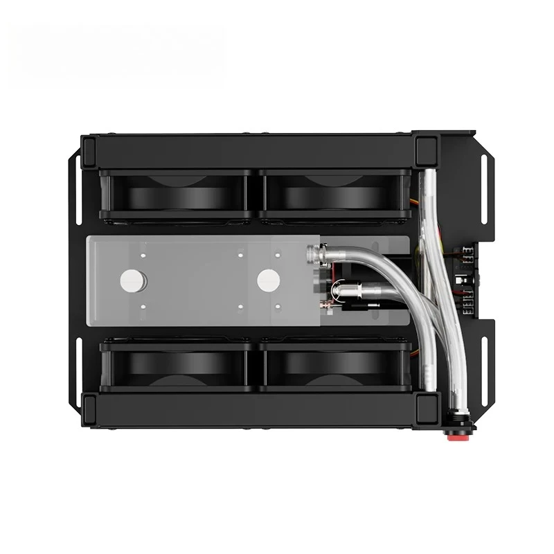 For SLMZ‑SP‑24D Industrial High‑Power Cooling Module Double 25‑Row Radiator 12‑24V Liquid Cooling System With Water Level Alarm