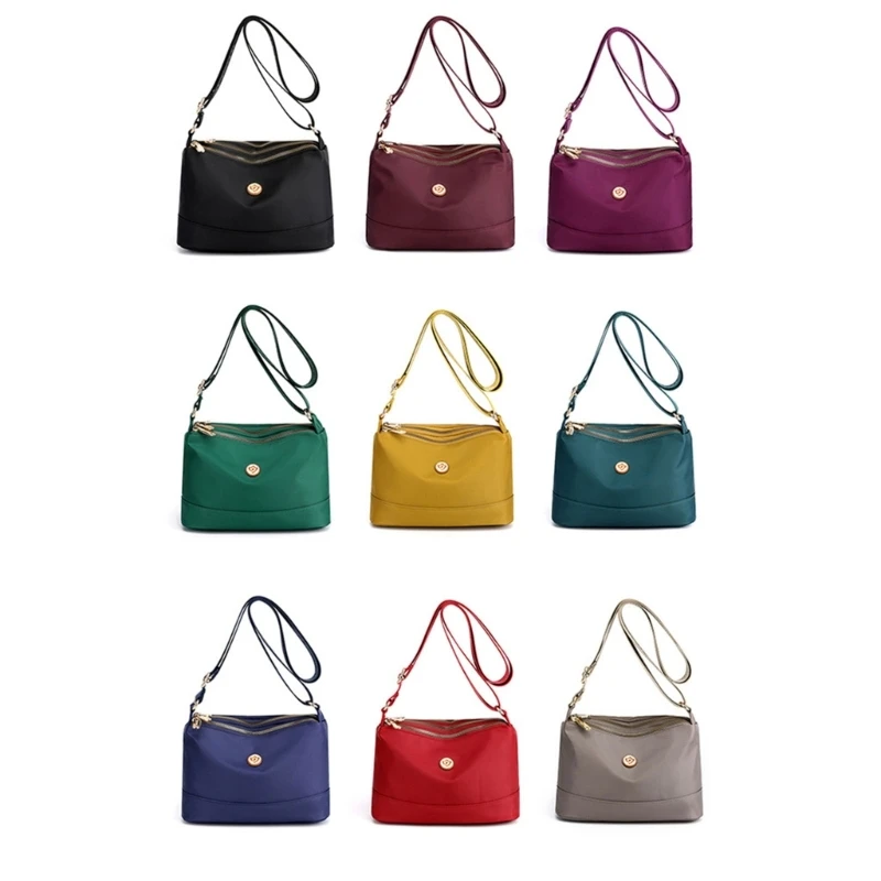 Female Large Capacity Crossbody Bag Bag Women Color-Block Shoulder Bag