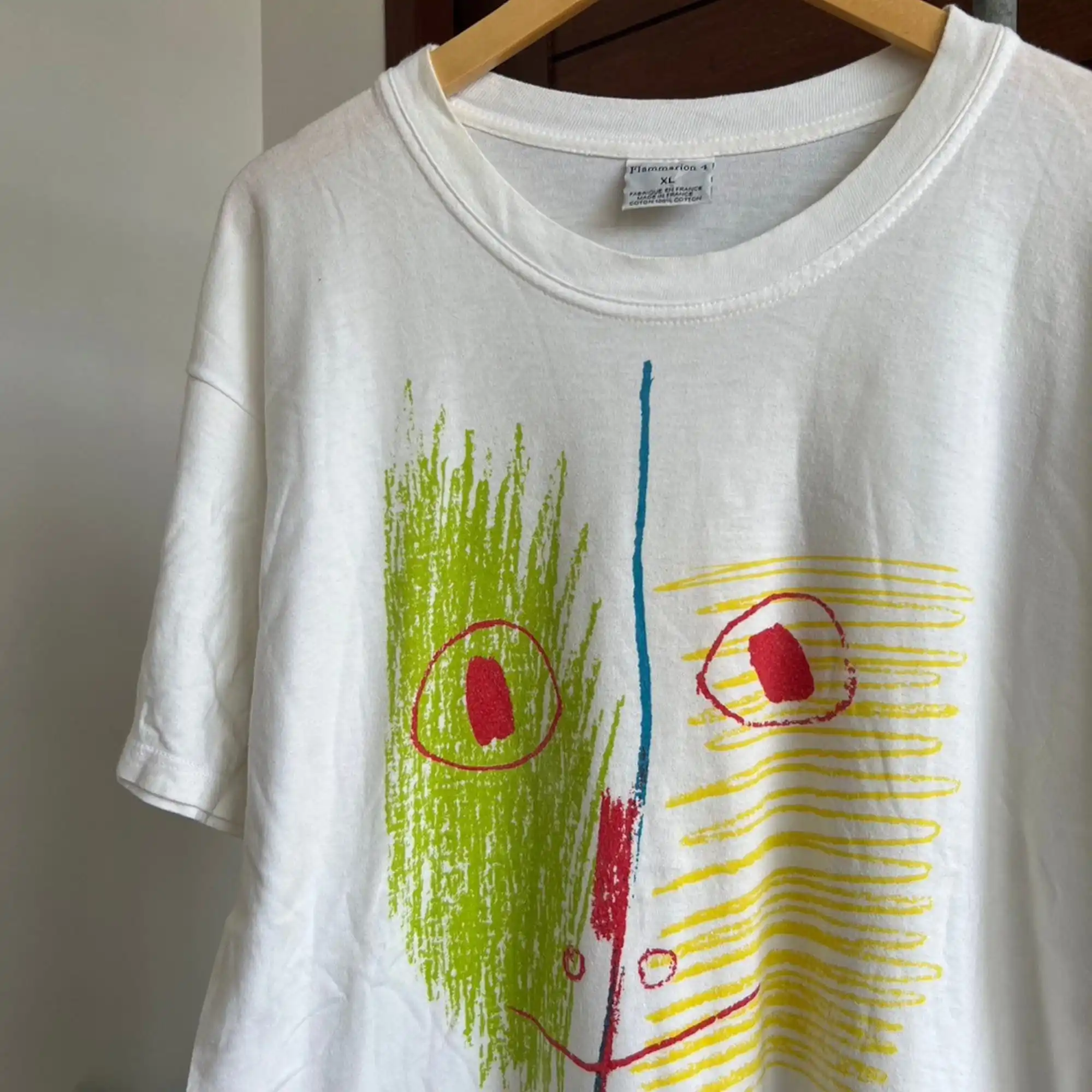 Винтажная рубашка с изображением Пабло Пикассо, 1992-х годов