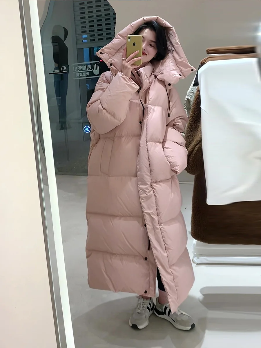 2025 معطف طويل دافئ للغاية. أسلوب عصري بطول الركبة "Big Comforter" للحماية الشتوية المثالية. #2