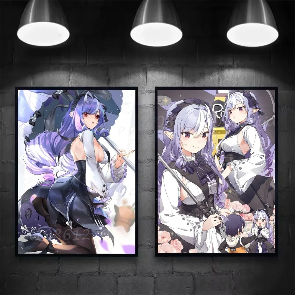 لعبة Zenless Zone Zero Hugo ملصق فني ذاتي اللصق مقاوم للماء ملصق ورقي مقهى بار ديكور جدران الغرفة