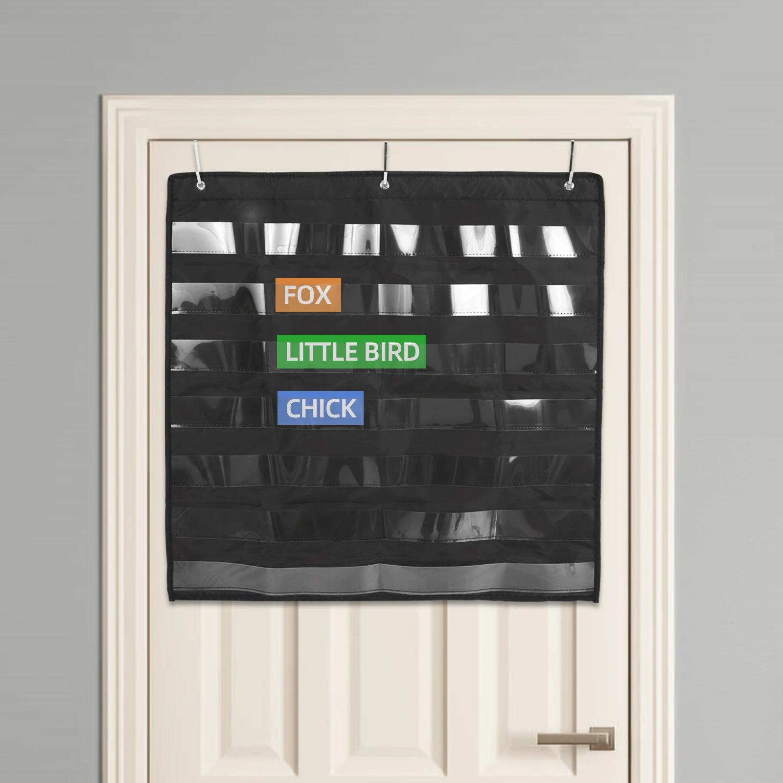 

Early Education Sentence Hanging Bag Classroom Schedule Pocket Chart Teaching Aids Wall ganizer Storage Pockets Pet Material