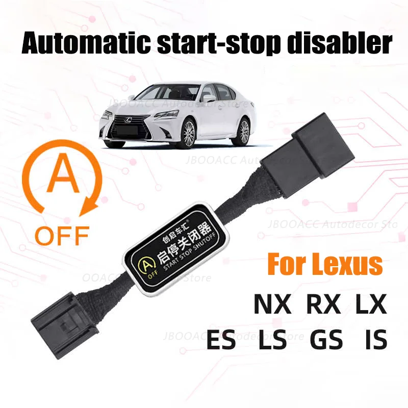 

For Lexus LX RX UX NX IS LS GS ES Automatic Start-stop Deactivator Modification Automatic Stop Start Engine System Off Cable