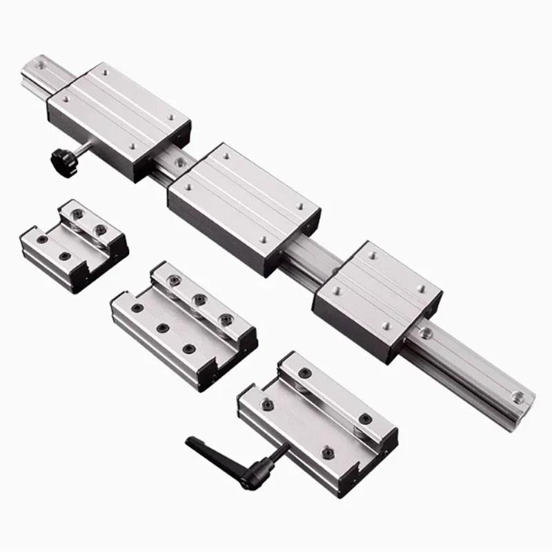 LGD6 External Dual-axis Linear Guide Rail And Linear Guide Block 100-1000mm Double Axis Outer Roller Bearing Guide And Block Set