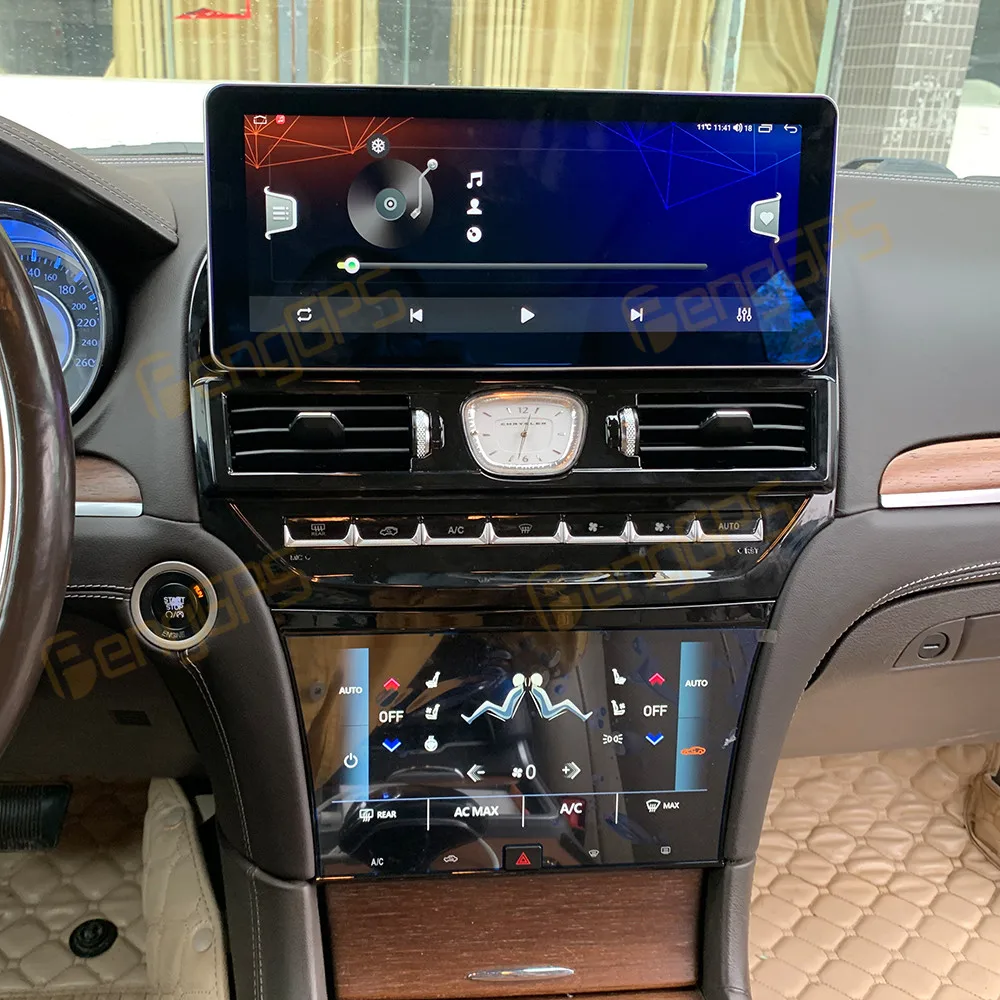 22 "راديو السيارة لكرايسلر 300C 2011 2012 2013 2014 2015 نظام تحديد المواقع والملاحة مشغل وسائط متعددة Andriod 14 AI شاشة Carplay وحدة BT #6