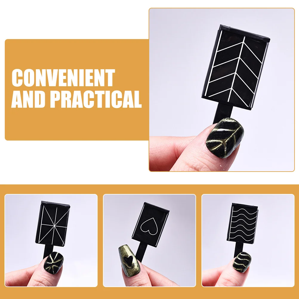

5Pcs Cat Eye Gel Polish Magnets Nail Magnet Tool Durable Magnetic Kit for DIY Nail Art Cats Eye Gel Polish Magnet