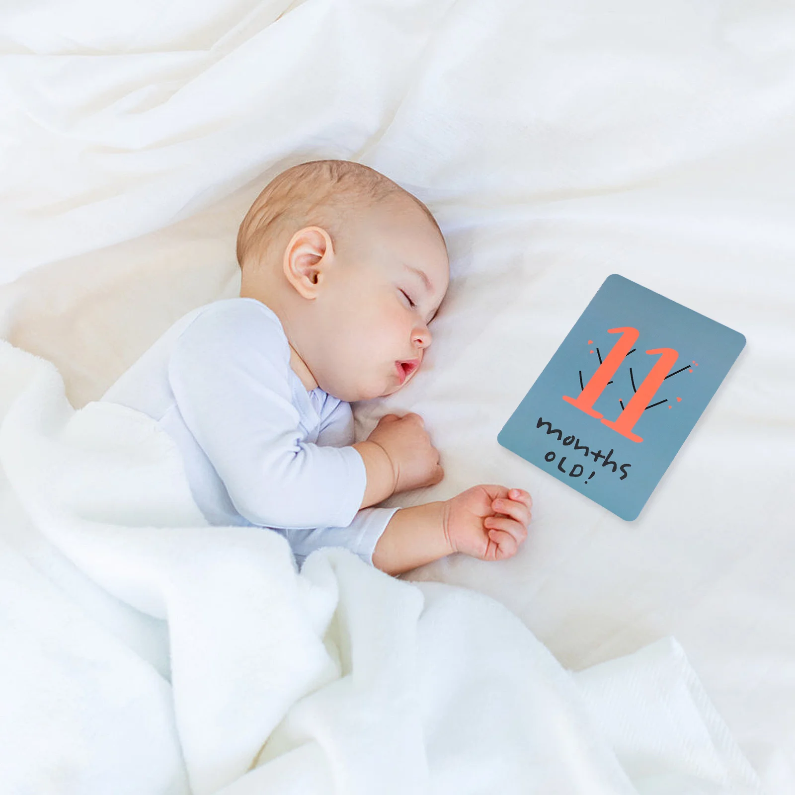 Cartes de jalon de croissance pour bébé, ensemble imprimé coloré, accessoires de photographie d'âge mensuel pour bébé, cartes de jalon commémoratives Photo, 20 pièces