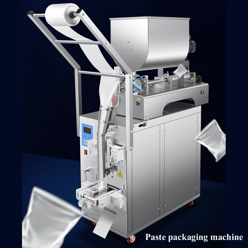 

PBOBP Horizontal Paste Packaging Machine With Three Side Sealing Mustard Sauce Tomato Sauce Quantitative Filling Machine