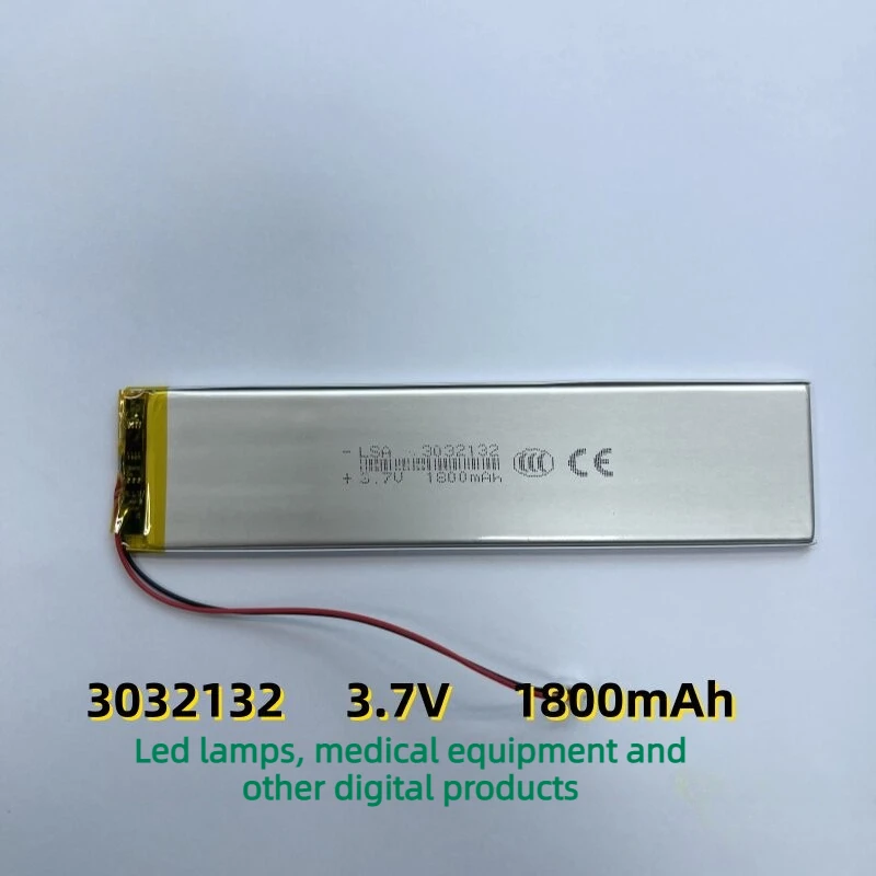 3.7V  Lithium Polymer Battery 3032130  Lipo CellS for LED Lights Bluetooth Keyboard Car Camera Recorder