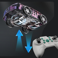 RC Flying Car 2.4GHz RC Quadcopter 2 In 1 Drone-Car Dual Mode Light Electric Land Air Remote Control Car of Outdoor Play Toys