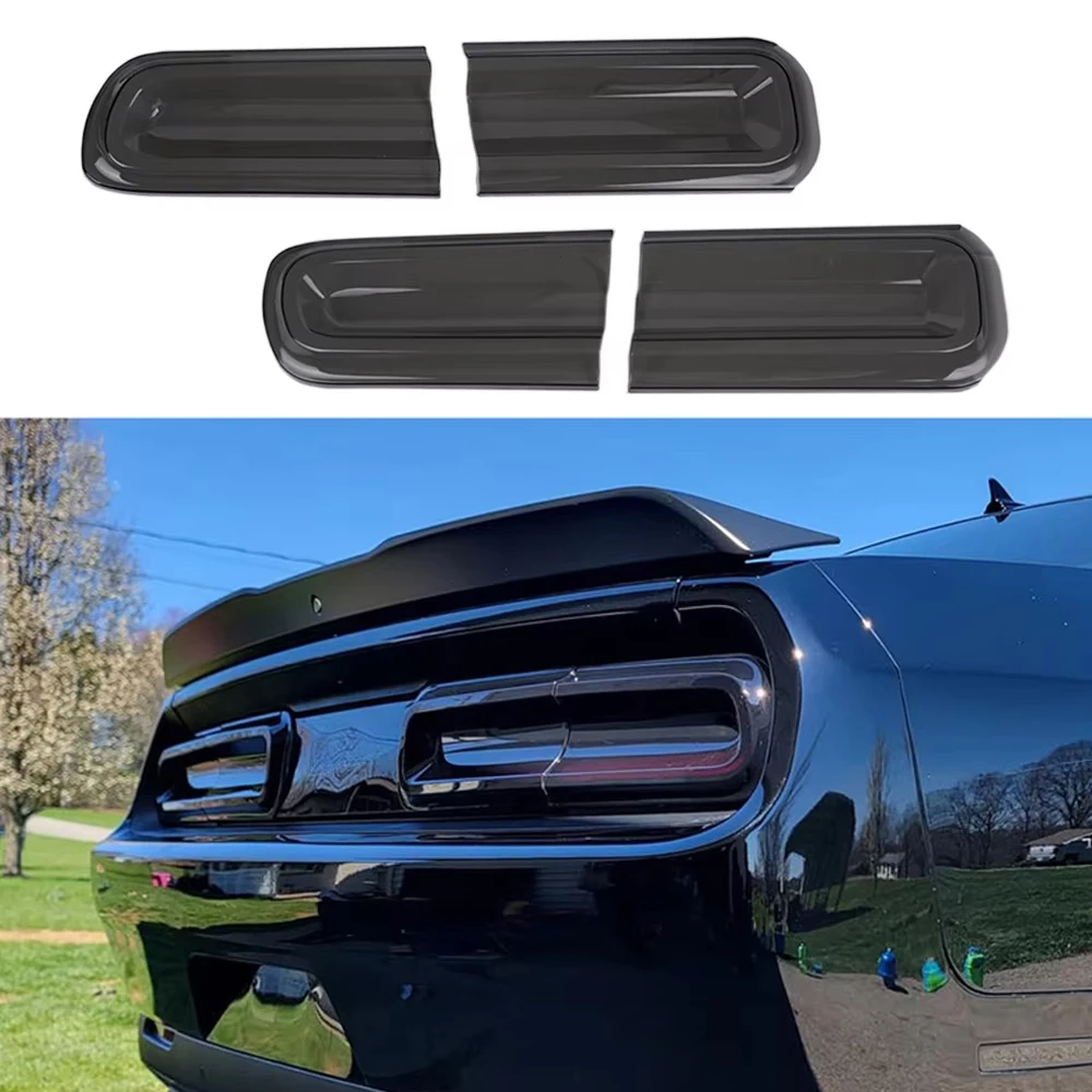 

Для Dodge задний фонарь, 4 шт./компл., защита заднего фонаря, обертка для Challenger 2015-2023, комплект освещения, защитная внешняя рамка