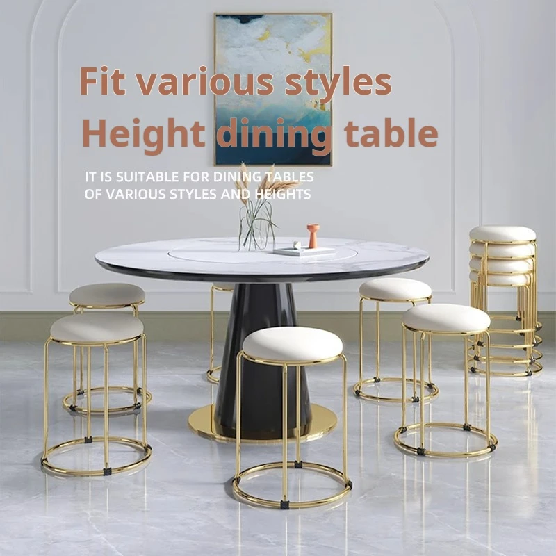 Light Luxury Dining Room Stool Living Room Low Chair Modern Bedroom Makeup Stool Dining Bench Living Room Chairs