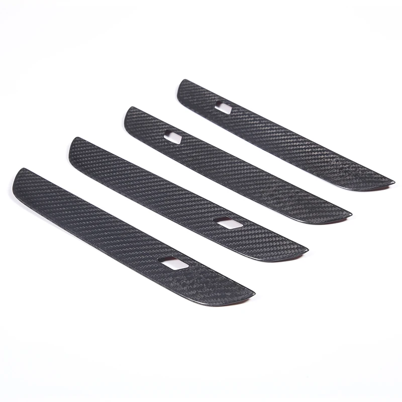 For BMW X1 U11 2023 Real Carbon Fiber Car Exterior Door Handle Cover Trim Sticker Car Accessories