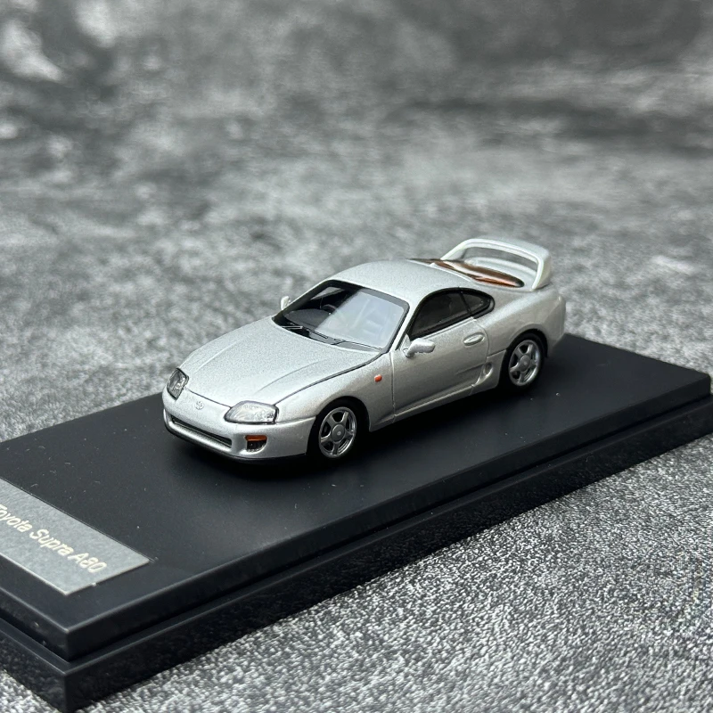 LCD 1:64 Toyota A80 Supra Car model Send friend Holiday gift collection Static model