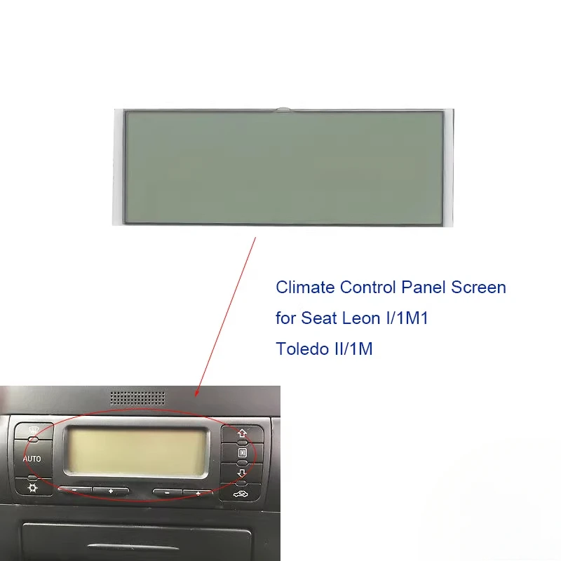 

For Seat Leon Toledo ACC Air Conditioning LCD Display Auto Parts 1pcs