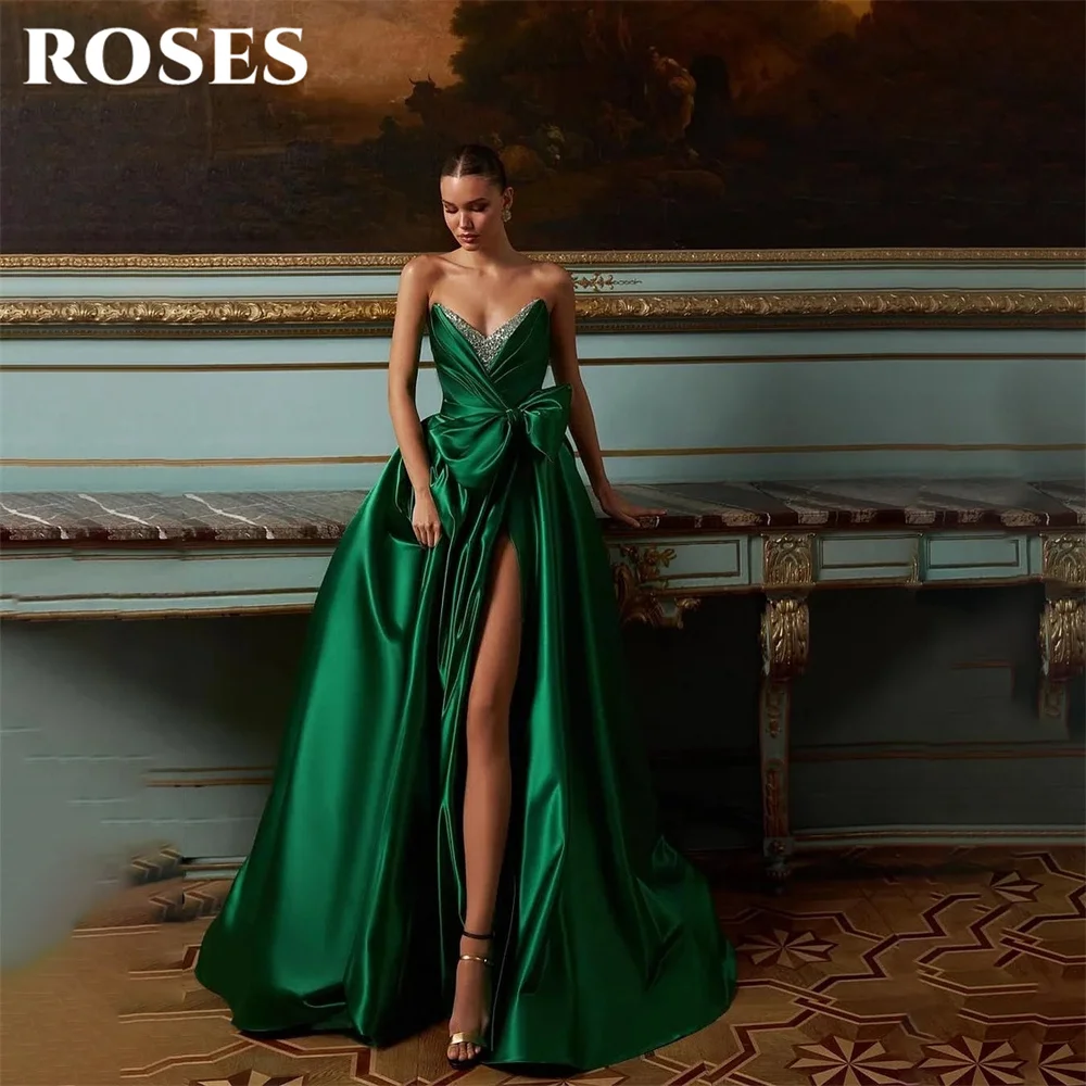 emerald green bodycon dress Sweetheart Neckline Long Prom The front slit adds a touch of flirtiness Emerald Green Sequin Dress -