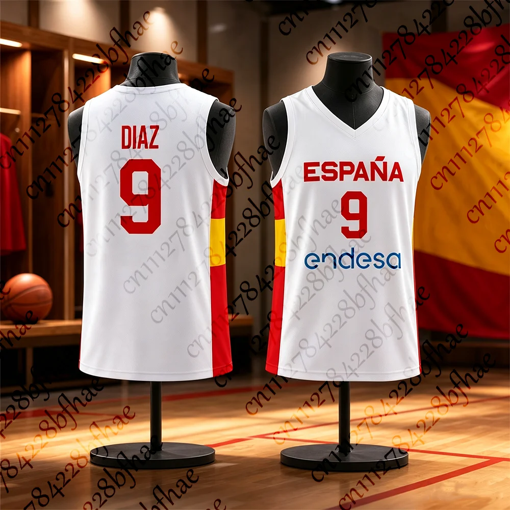 Unisex Schnelltrocknendes Atmungsaktives Spanisches Basketballtrikot Sommer-Sport-Wettkampf Dünne Weste für Outdoor-Aktivitäten Eltern-Kind – Detail 2