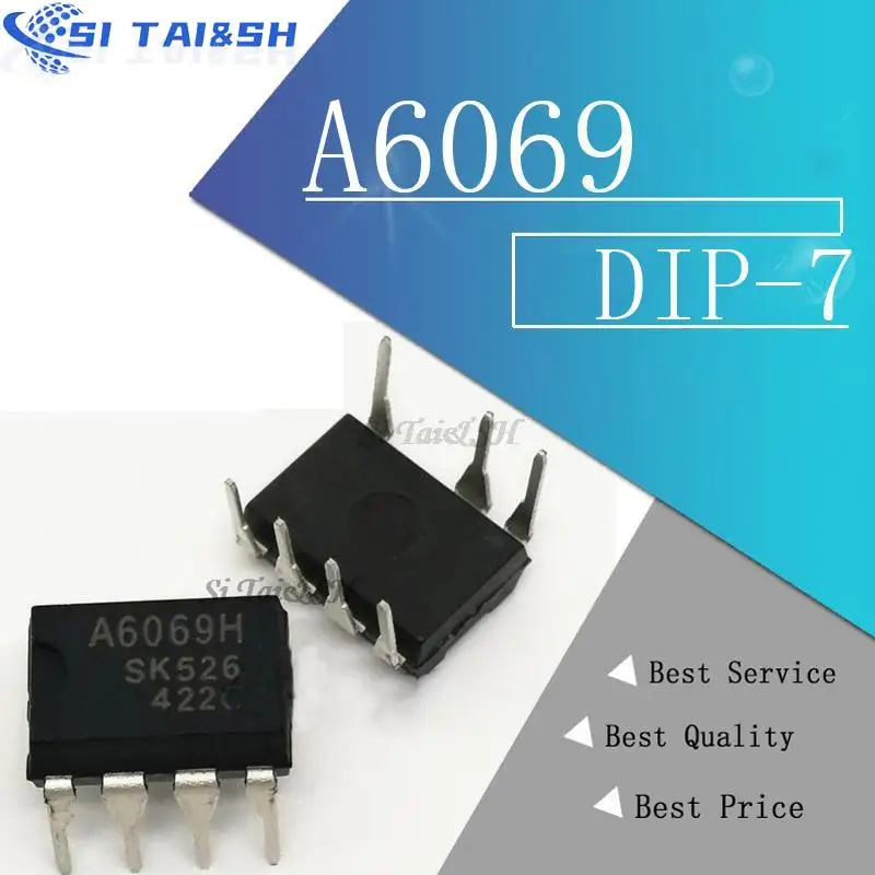 5pcs  STR-A6351A STR-A6059H STR-A6169 A6351A A6059H A6069H A6169 A6069 A6252M A6252 DIP-8  DIP-7 LCD power chip IC integration