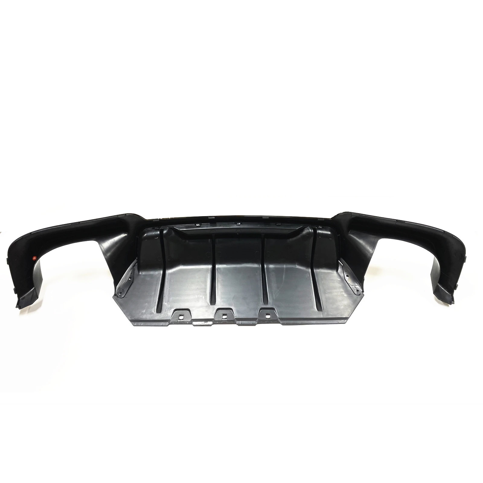 MT Style Gloss Black/Carbon Fiber Look Rear Bumper Diffuser Lip For BMW 5 Series F10 F11 2011-2017 M Tech Sport 535i 530i 528i