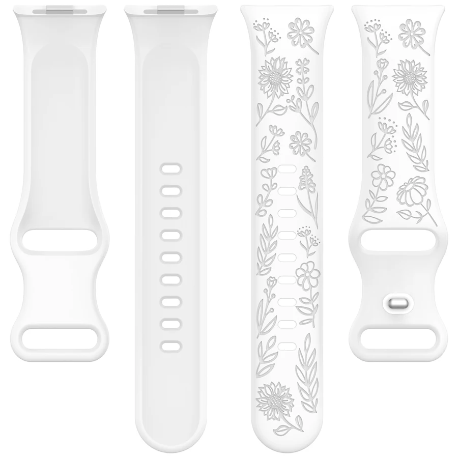 3D-geschnitztes Blumenarmband für Xiaomi Mi Smart Band 8 Pro/9 Pro/10 Pro Ersatz-Sportarmband für Redmi Watch 4 5 6 Armband – Detail 7