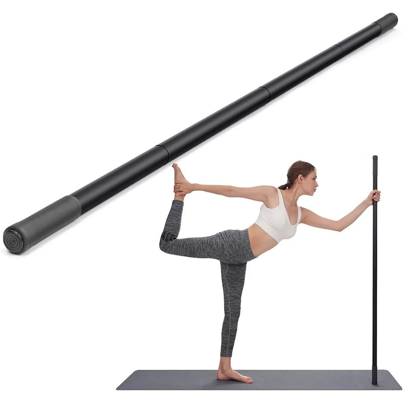 Adjustable Metal Stretch Yoga Stick Portable Handheld Fitness Bar Multifunctional Sports Training Auxiliary Tool