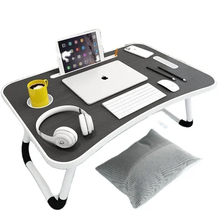 

Bed Small Computer Desk Lazy Bedroom Folding Bedside Table Home Dormitory Minimalist Computer Study Laptop Table