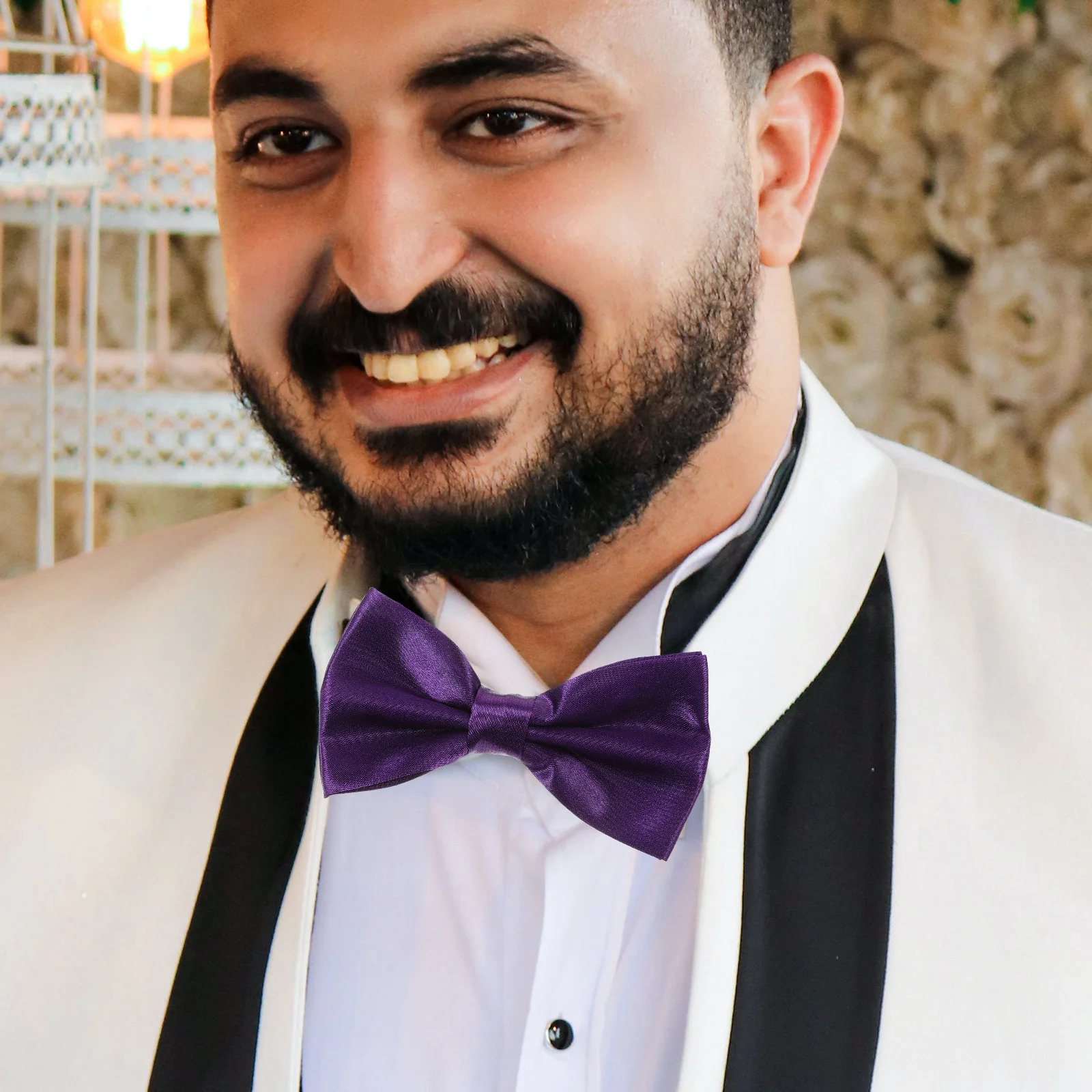 1 مجموعة الرجال الزفاف زي الاكسسوارات ربطة القوس فيونكة Cummerbund منديل السلس الساتان مطابقة مجموعة للمناسبات الرسمية سهرة #6