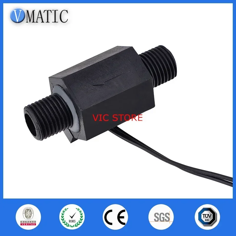 Free Shipping VC2253-G1-4 Urinal Flush Valve Plastic Hall Level Meter 1/4 Pipe Electronic Water Flow Switch Pump Flow Switch