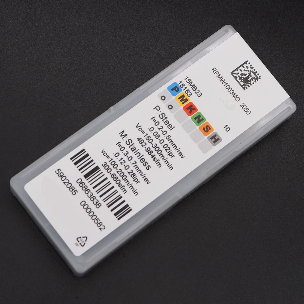RPMW1003 MO 2050 inserto in metallo duro tondo di alta qualità utensile per tornitura di metalli CNC rotondità lama per piastra di fresatura indicizzabile