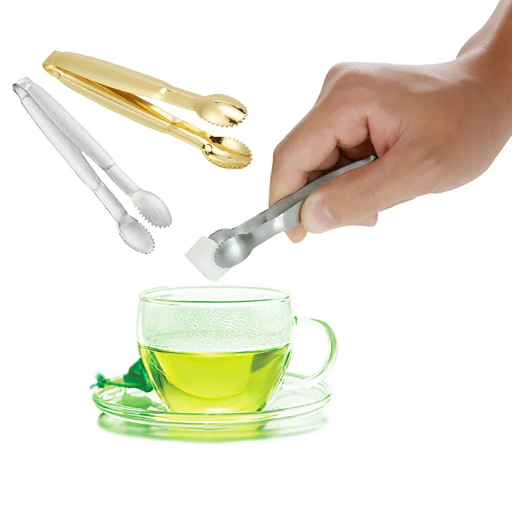 Party Small Coffee Bread Dessert Bar Utensil Ice Tongs Food Serving Clip Cube Sugar Tongs Kitchen Accessories