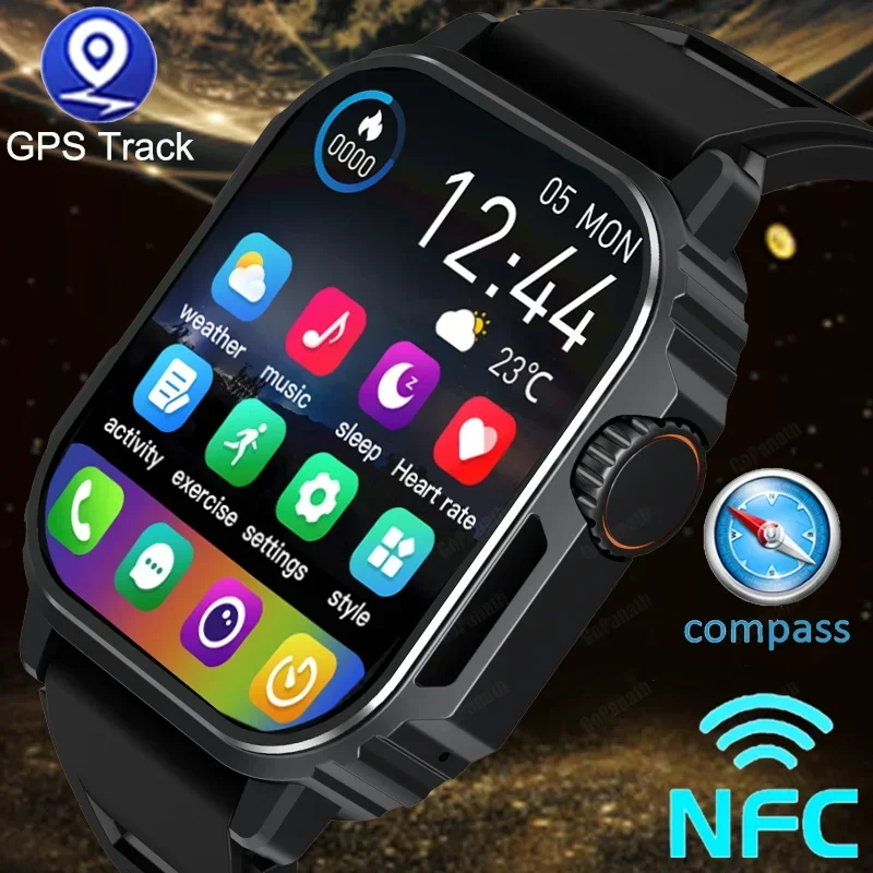 

2023 New Men's Sports Smart Watch GPS Tracking NFC Access Card Heart Rate Monitoring Waterproof Women's Smart Watch For Xiaomi