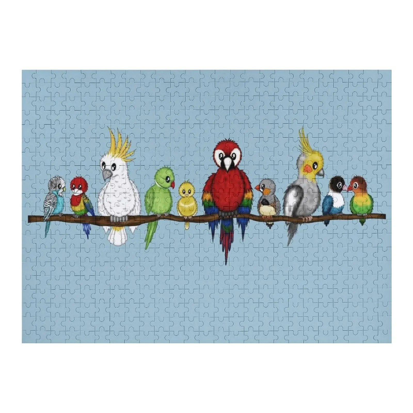 

Pet Birds Jigsaw Puzzle Custom Child Personalize Puzzle