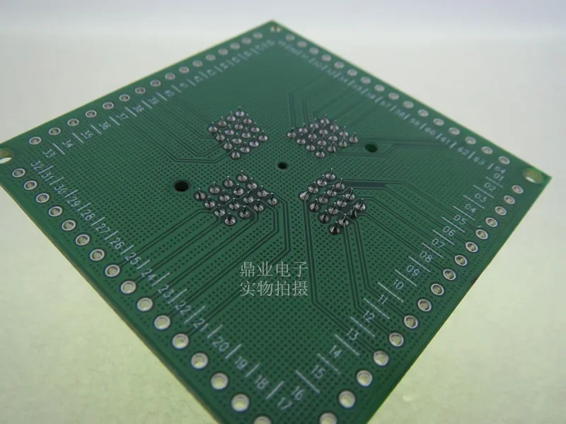 OTQ-64-0.4-01 LQFP64/DIP QFP64 9*9*0.4 مللي متر حرق في المقبس طلاء الذهب IC اختبار مقعد اختبار المقبس اختبار مقاعد البدلاء