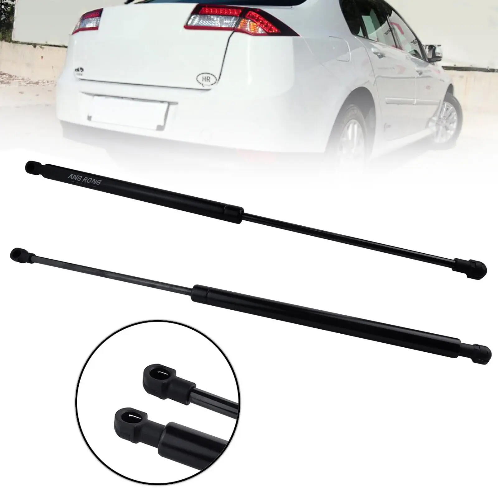 Entretoises de support de gaz de hayon de coffre arrière, paire, Renault décennie kIII, 2007-15