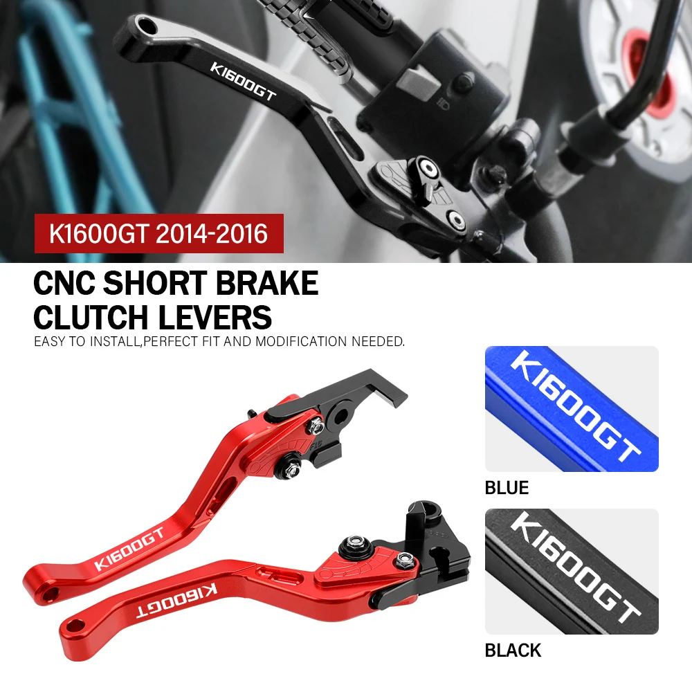 

For BMW K1600GT K 1600 GT K1600 GT 2014 2015 2016 Motorcycle Adjustable Brake Clutch Levers Handle CNC Aluminum Accessories