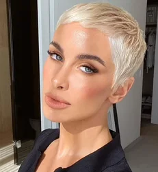 Short Pixie Cut Hair Wig Short Hairstyles Synthetic Wigs For Women Wigs Heat Resistant Women's Wig