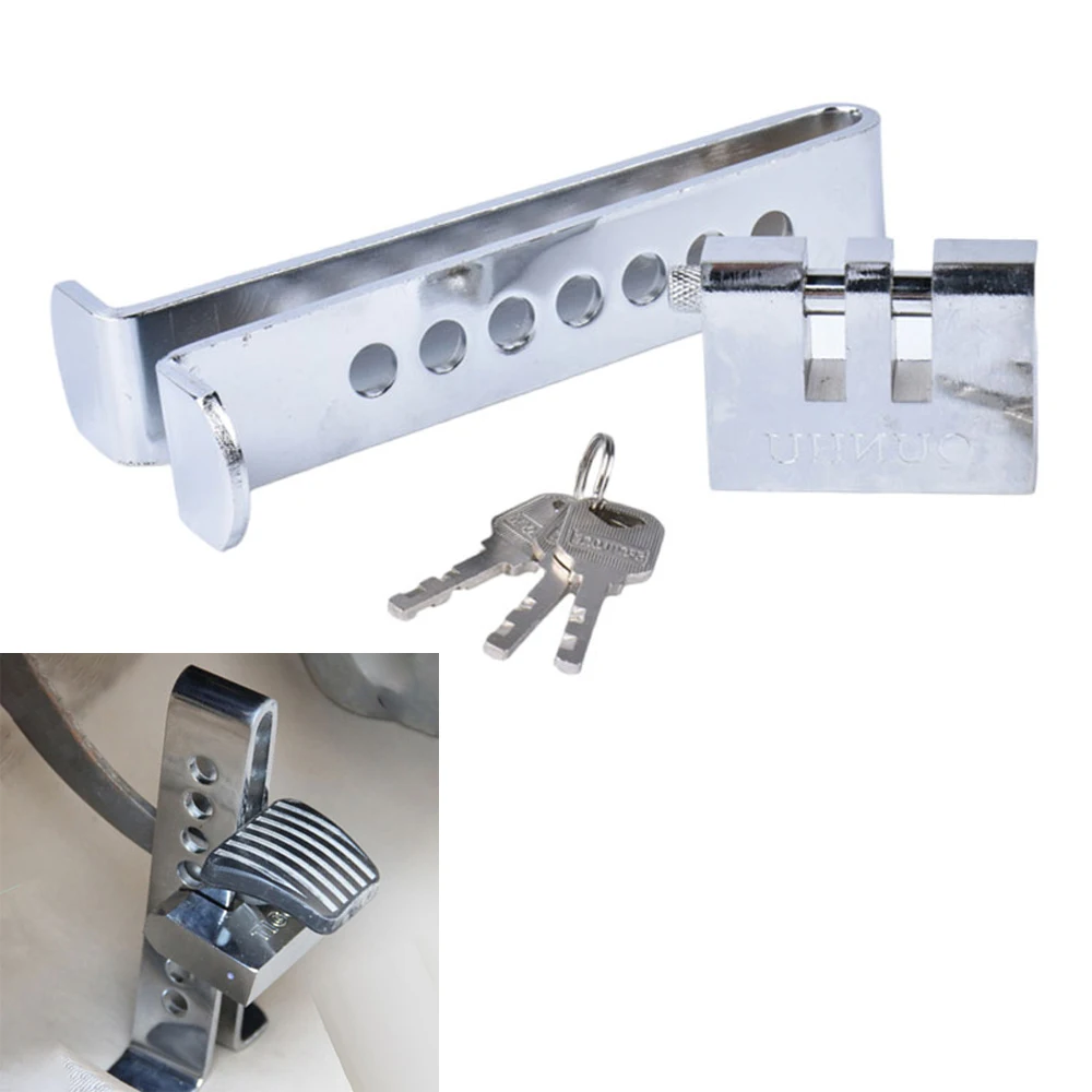 

Steering Wheel Car Clutch Lock Anti-theft Lock Brake Oil Anti-theft Tool Pedal Lock Throttle Accelerator Security