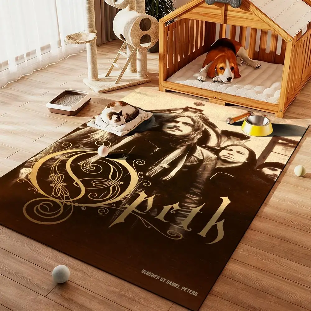 

o-Opeths Heavy Rock Band Floor Mat Diatom Bath Mat Absorbent Quick Dry Non-Slip TPR Backing Soft Plush Draining Rugs