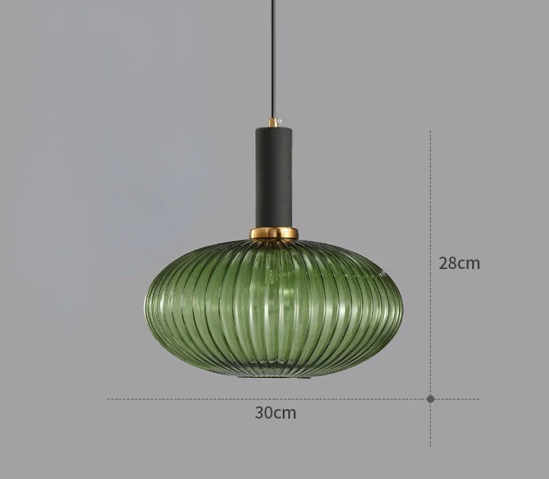 Europa Vintage Kleurrijke Glazen Luxe Hanglamp Verlichting voor Restaurant Eetkamer Slaapkamer Nachtkastje Thuis Plafond Hanglamp