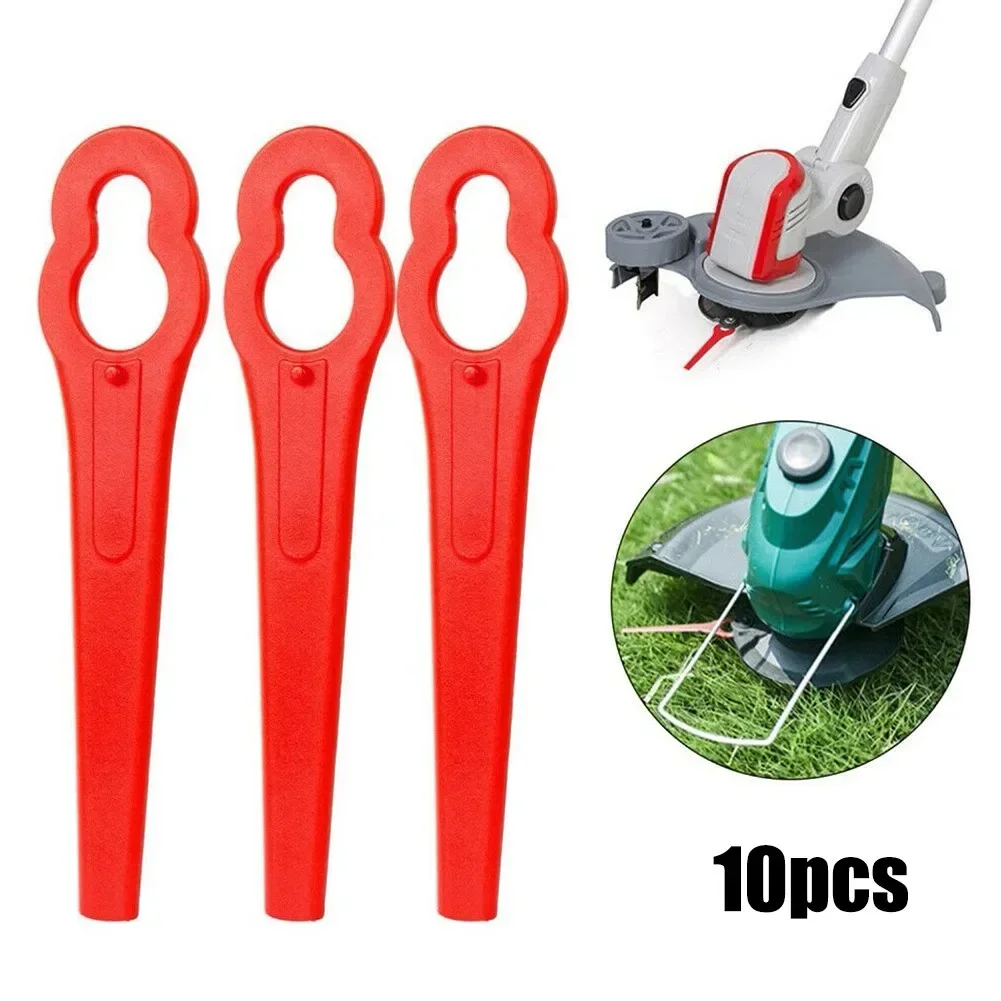 10pcs Replacement Plastic Blade For Einhell Cordless Grass Trimmer GE-CT 18 For Cordless Grass Trimmer Blade Cutter Lawn Trimmer