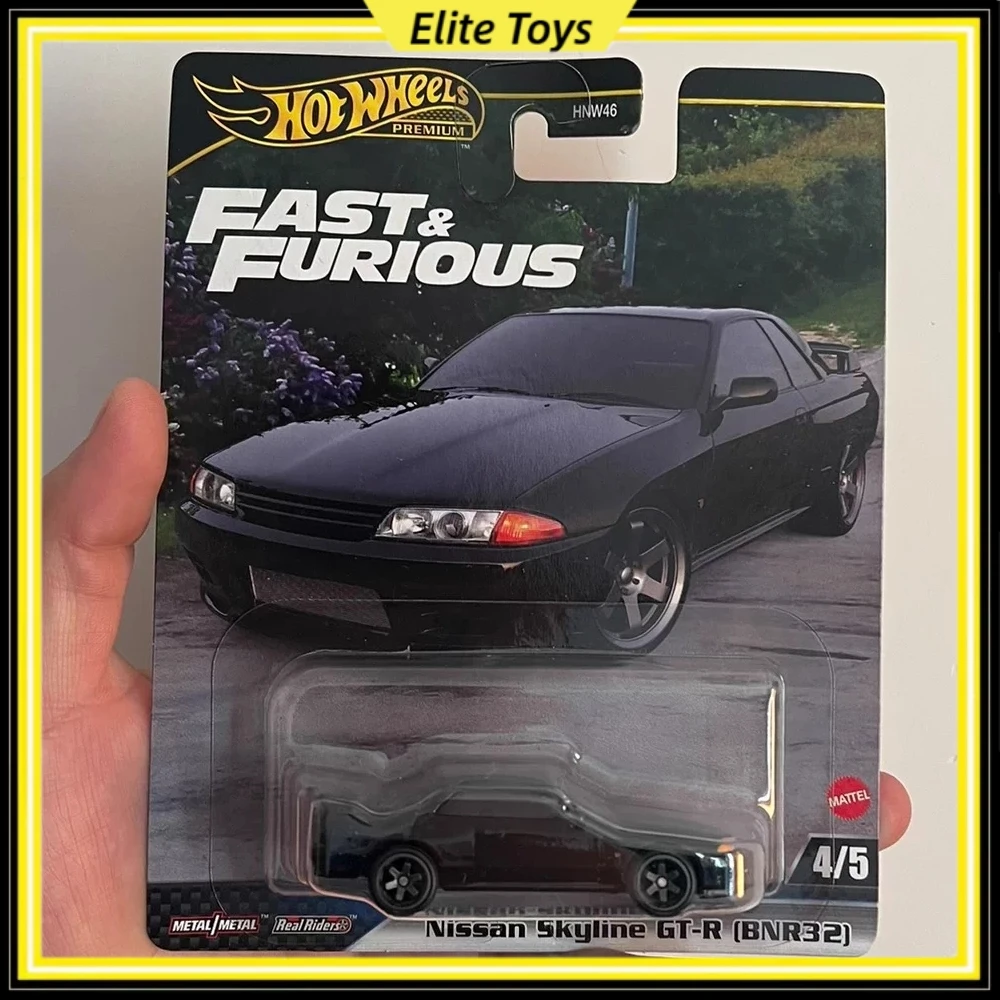 

Hot Wheels Fast & Furious Nissan Skyline GT-R (BNR32) 4/5 2/5 Mattel 1:64 Diecast Car Model Alloy Collectible Vehicle Toys Gift