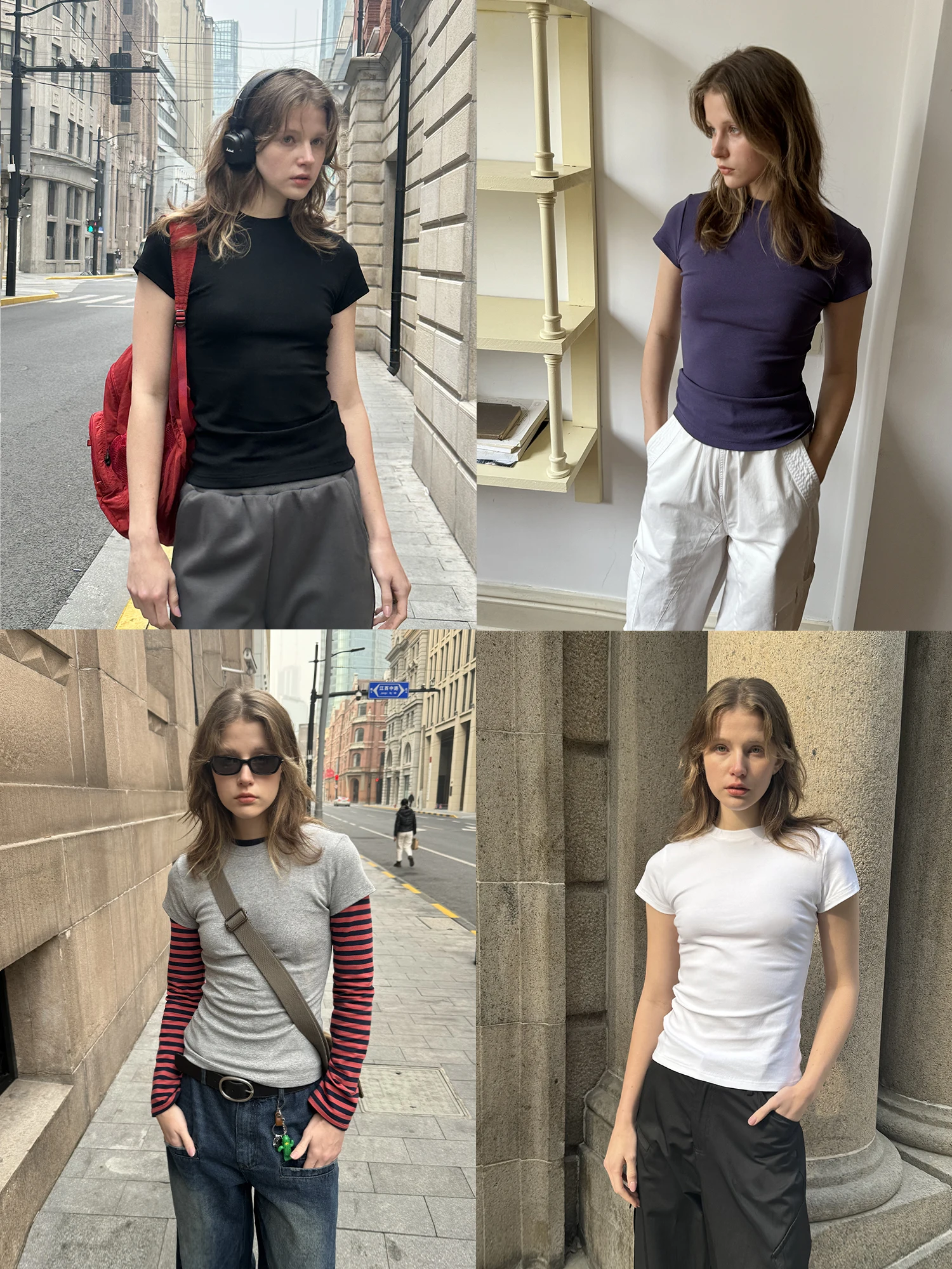 

Футболка UNRETRO из плотного хлопка ort Sve, винтажная круглая футболка Ne Base irt, женская уличная одежда, весна 2024 г.