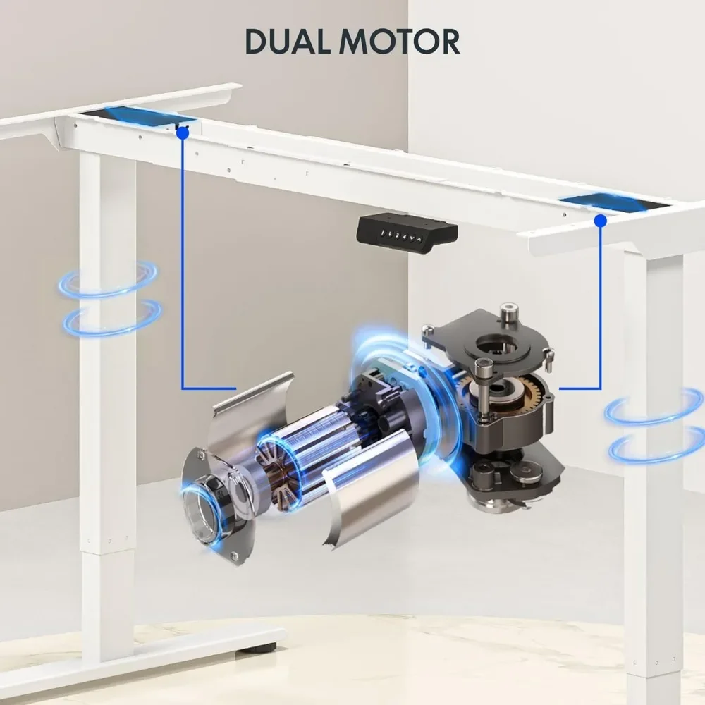 71 x 32 Inch Standing Desk Height Adjustable Desk, Stand Up Desk for Computer Workstation